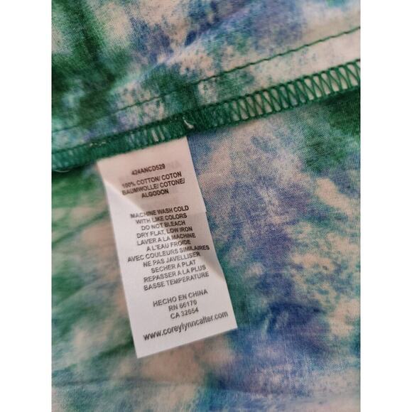 NWT Anthropologie Corey Lynn Calter V-Neck Ruffle Midi Dress Sz XS Blue #9M409 - Picture 7 of 8